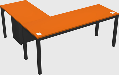L-shaped desk