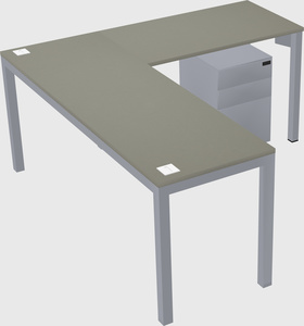 L-shaped desk