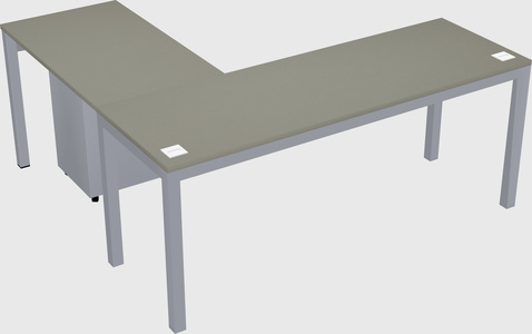 L-shaped desk