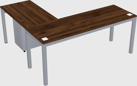 L-shaped desk