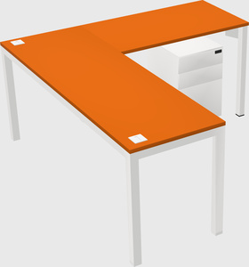 L-shaped desk