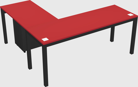 L-shaped desk