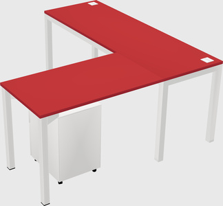 L-shaped desk