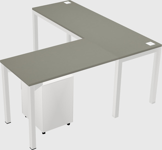 L-shaped desk