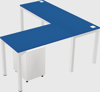 L-shaped desk