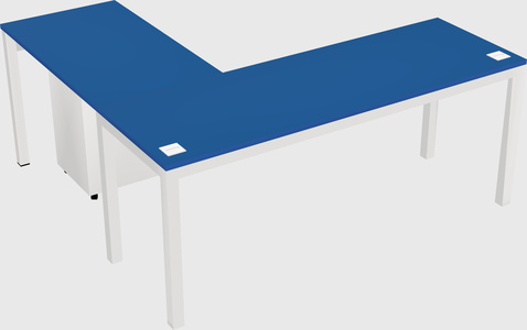 L-shaped desk