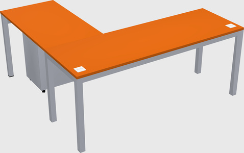 L-shaped desk