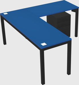 L-shaped desk