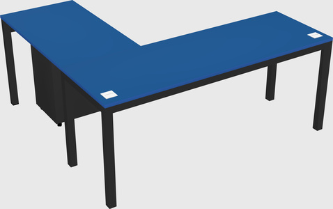 L-shaped desk