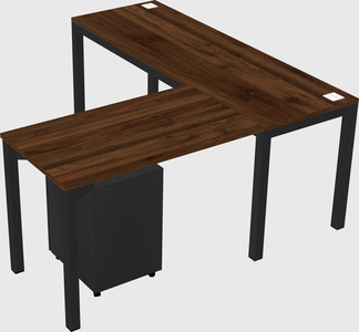 L-shaped desk