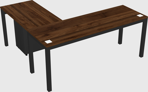 L-shaped desk