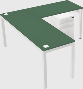 L-shaped desk
