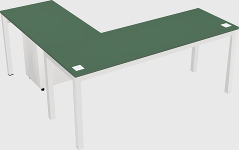 L-shaped desk