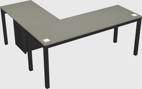 L-shaped desk