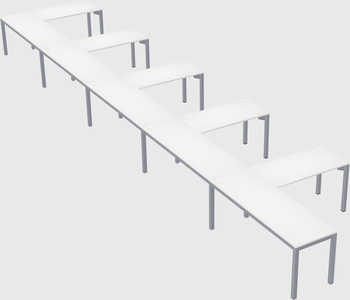L-shaped desk