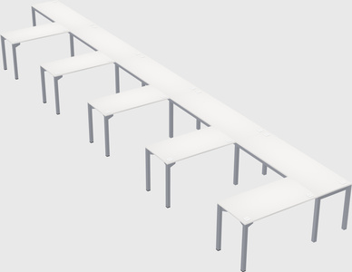 L-shaped desk
