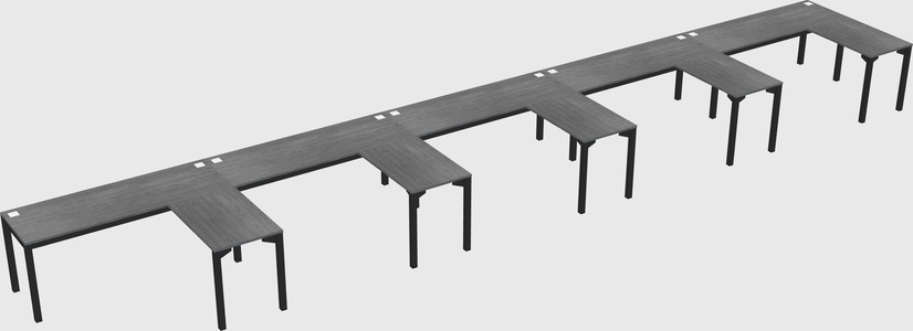 L-shaped desk