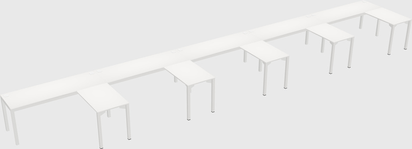 L-shaped desk
