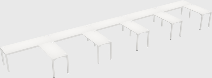 L-shaped desk