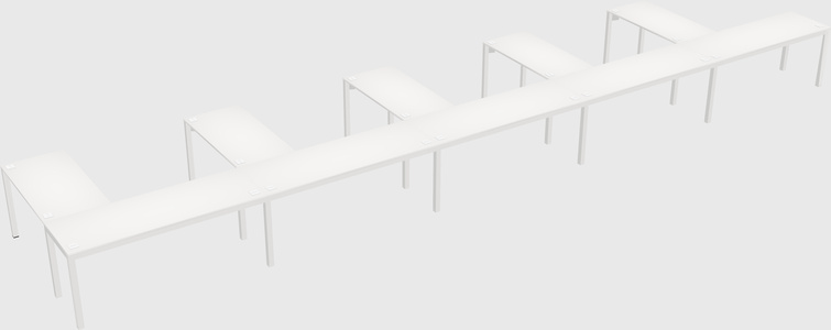 L-shaped desk