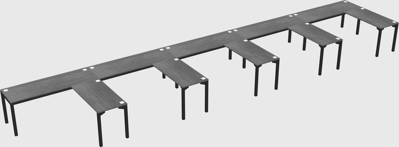L-shaped desk
