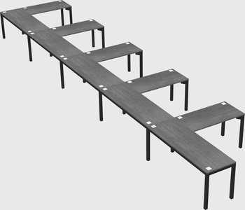 L-shaped desk