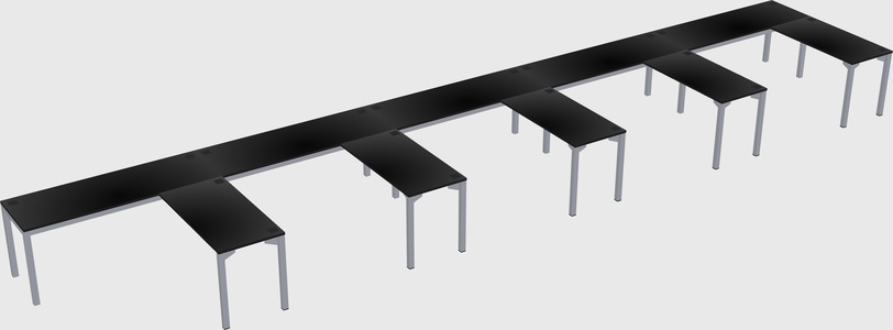 L-shaped desk