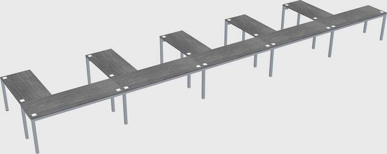 L-shaped desk