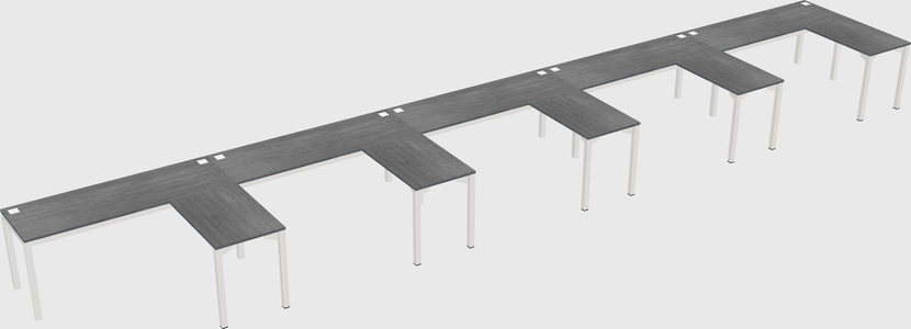 L-shaped desk