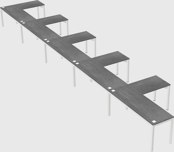 L-shaped desk