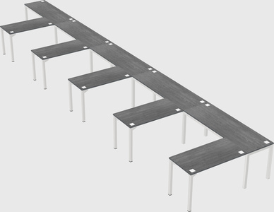 L-shaped desk