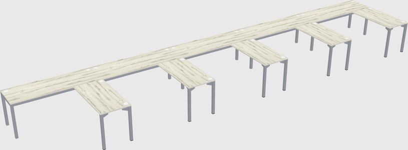 L-shaped desk