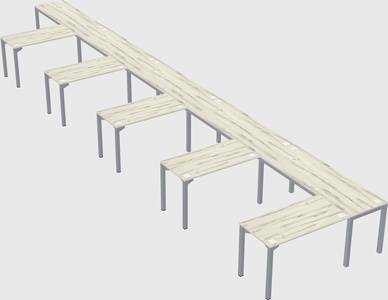 L-shaped desk