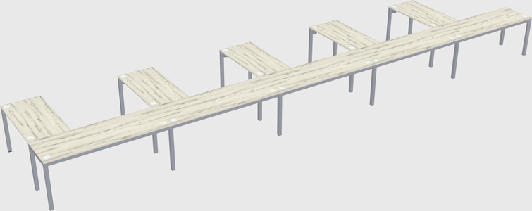 L-shaped desk