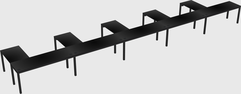 L-shaped desk