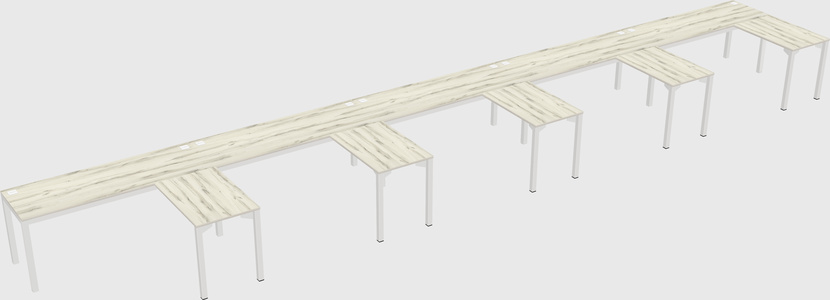 L-shaped desk