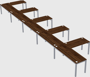 L-shaped desk