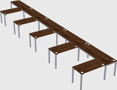 L-shaped desk