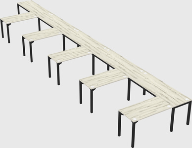 L-shaped desk