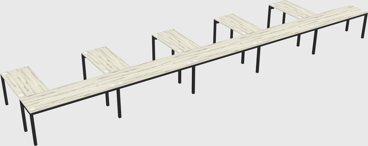 L-shaped desk
