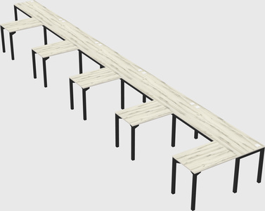 L-shaped desk