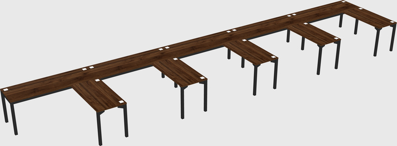 L-shaped desk