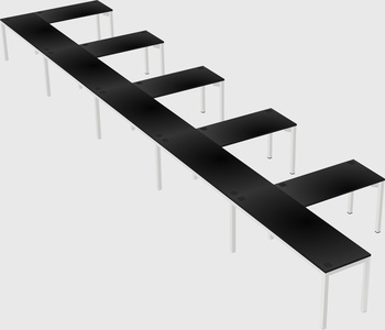 L-shaped desk