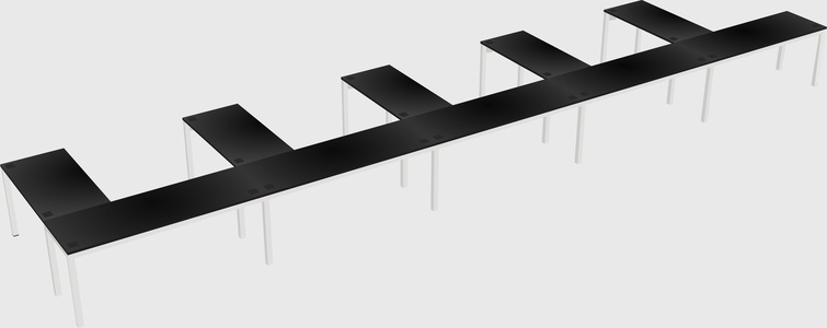L-shaped desk