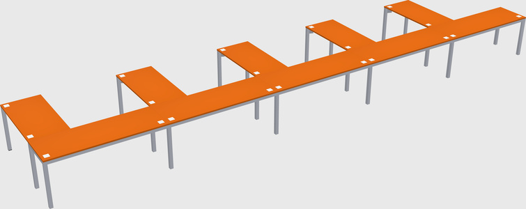 L-shaped desk