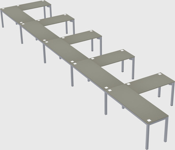L-shaped desk
