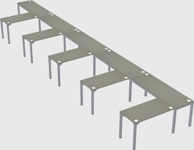 L-shaped desk
