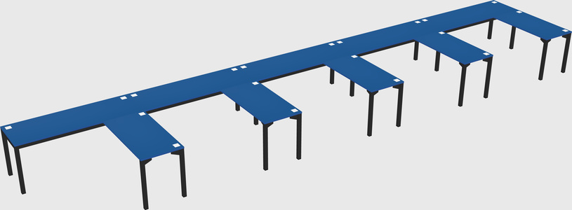 L-shaped desk