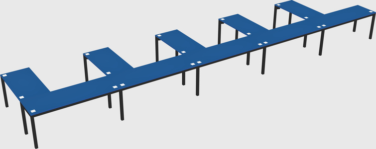 L-shaped desk