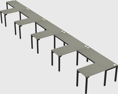 L-shaped desk